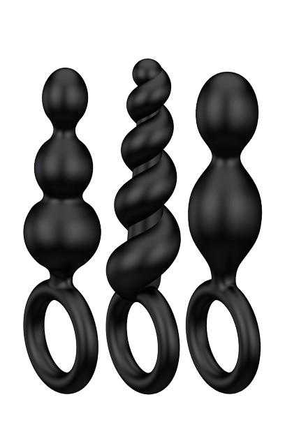 Set de trois plugs silicone - Satisfyer - Couleur au choix