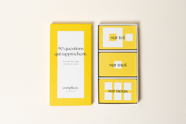 Jeu de cartes 90 questions - Complices