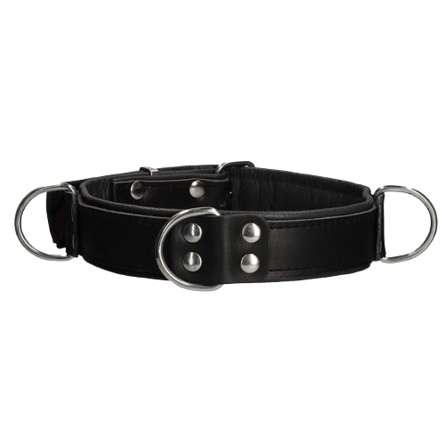 Collier Deluxe Bondage Noir - Ouch!