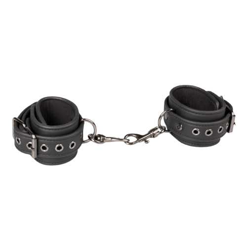 Menottes de chevilles Fetish Noires - EasyToys Fetish Collection
