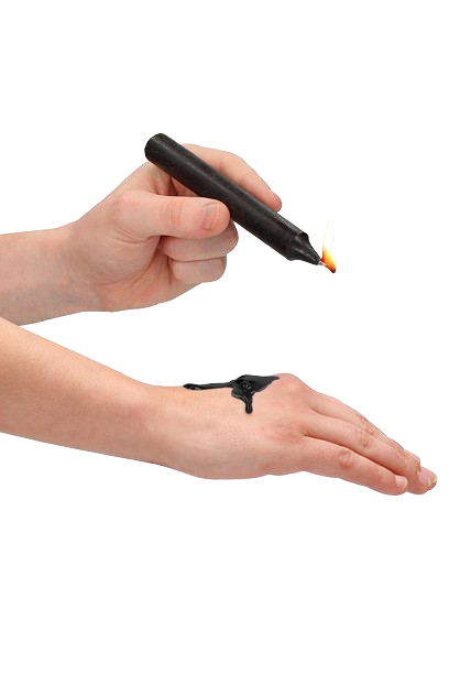 Bougies WaxPlay basse température - Ouch! - Noir