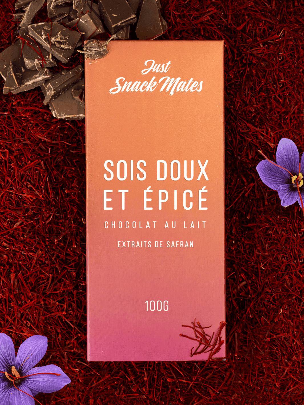 Sois doux et épicé - Chocolat au lait aphrodisiaque