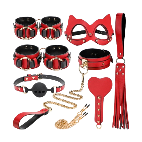 Coffret BDSM rouge et noir