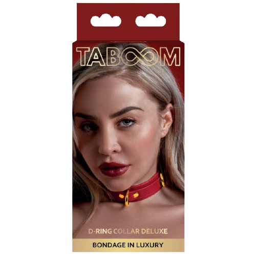 Collier D-Ring Taboom Rouge - Taboom