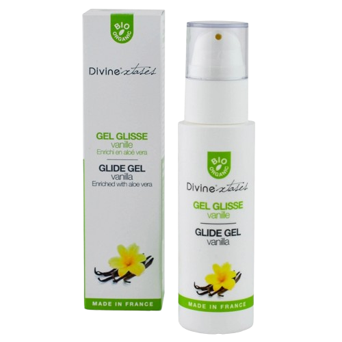 Gel lubrifiant Bio Glisse - Divine'xtases - Parfum au choix