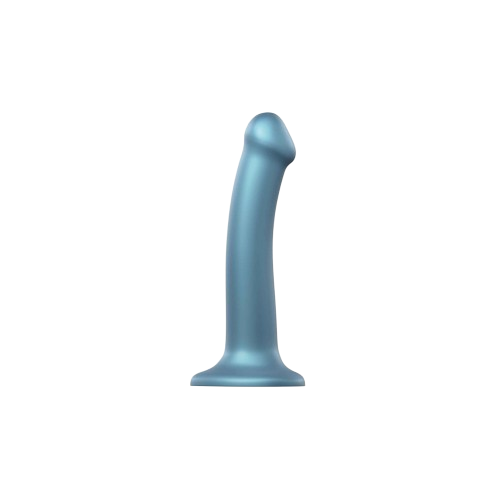 Dildo - Strap-On-Me M (16 x 4 cm) - Bleu Metallic Shine