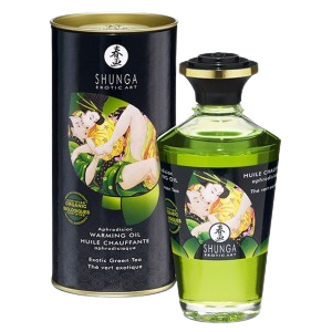 Huile de massage chauffante comestible - Shunga - Parfum au choix