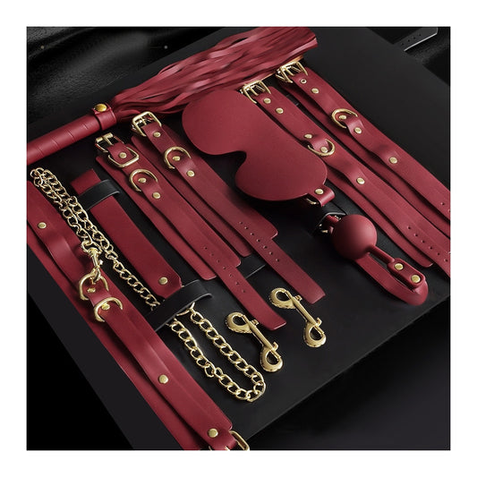 Coffret BDSM 11 Pièces - Clarissa - Rouge