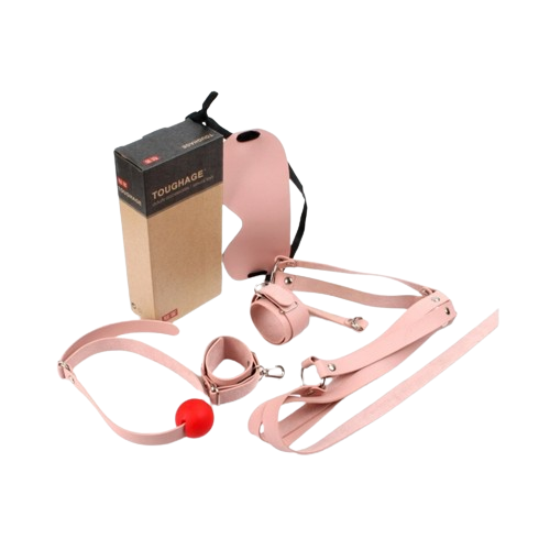 Coffret d'Initiation BDSM Obedience 4 Pièces Rose