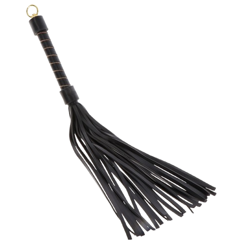 Martinet Studded Whip 55cm Noir - Taboom