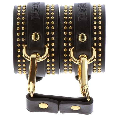 Menottes de chevilles Studded Vogue Noires - Taboom