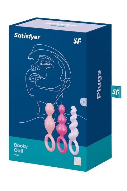 Set de trois plugs silicone - Satisfyer - Couleur au choix