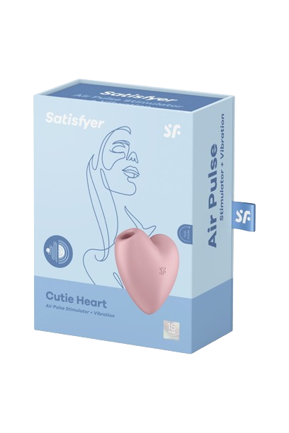 Stimulateur clitoridien Cutie Heart - Satisfyer - Couleur au choix